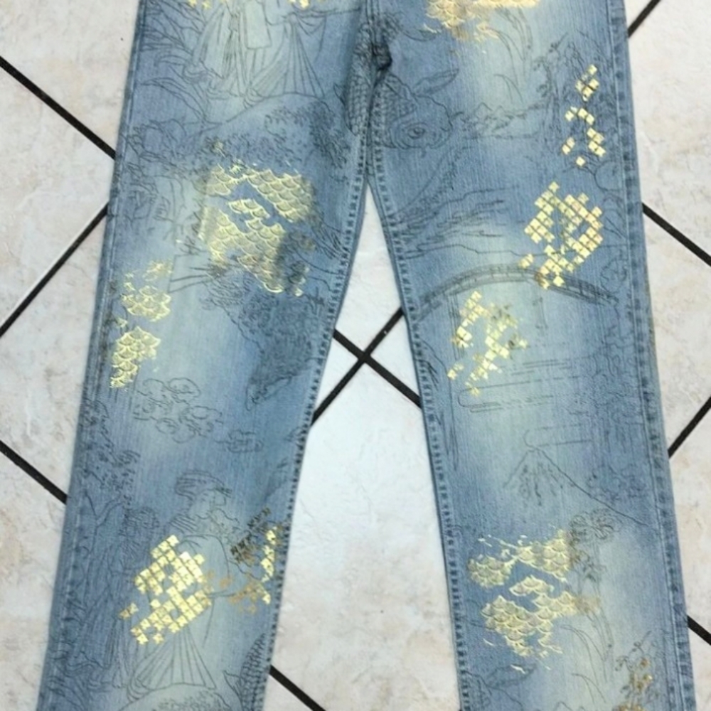 LRG GRAPHIC JEANS Vintage Y2K Street wear 32x32 (C07201CN47)
